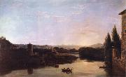 Thomas Cole Blick auf den Arno oil painting